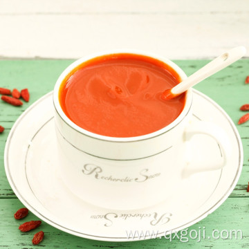 Low-fat goji juice concentrate for weight loss